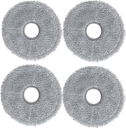 4 stuks microvezel dweilpads voor Dreame L10/L10s/L20/L40/X40/X50, Xiaomi X10+/X20+, Roborock Qrevo S5V Curv, reserve mopdoeken robotstofzuiger accessoires — thumbnail 1