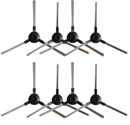 8 Stuks Vervangende Zijborstels voor Robotstofzuiger — thumbnail 1