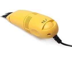 Mini USB Stofzuiger - Computer Reiniger - Toetsenbord Schoonmaken - Met LED Verlichting - 16 x 3.5 x 4 cm
