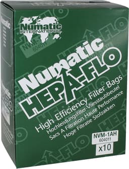Numatic NVM-1AH HEPA stofzuigerzakken - 6 liter - 10 stuks — thumbnail 1