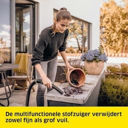 Professionele Waterstofzuiger – Waterzuiger – Stofzuiger zonder Zak – Nat/Droog Zuiger – Tapijtreiniger – 1000W – Geel — thumbnail 4