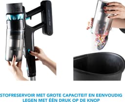 DOMO DO244SV Steelstofzuiger BLDC 2-in-1 - 0,8 L – 29,6 V - 60 min autonomie — thumbnail 4