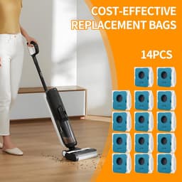 14x Stofzuigerzakken geschikt voor Samsung Bespoke Jet VCA-ADB95 Clean Station VS20A95923W reserveonderdelen - Geschikt Voor VCA-ADB95 Stofzuiger Filter Zakken - Stofzuigerzakken - Wegwerpbaar - Grote capaciteit — thumbnail 2