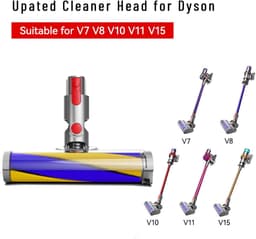 Geschikt voor Dyson V15 V11 V10 V8 V7 Stofzuiger Stofdetector, Vervangend Accessoire voor Zachte Rolborstel voor Hardhouten Vloeren met Optisch Groen Licht - Verbeterd Vermogen, Snelheid en Levensduur — thumbnail 4