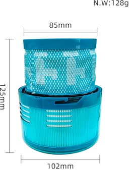 JGR Hepa Filter Geschikt voor Dyson G5 Gen5 Stofzuiger - Vervangingsfilter - Wasbaar — thumbnail 4