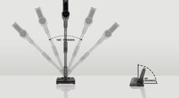 Hyundai Electronics - Steelstofzuiger - 120W - Flexi mop pro - Met dweilmodule en knikstang — thumbnail 4