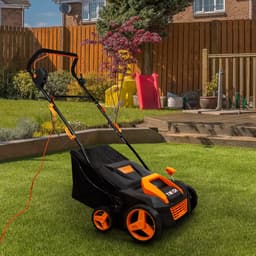 Gazonveger 50 L - Kunstgras Stofzuiger - 12 m Stroomkabel - 1800 W - Borstelmachine Gras 5 hoogte instellingen — thumbnail 3