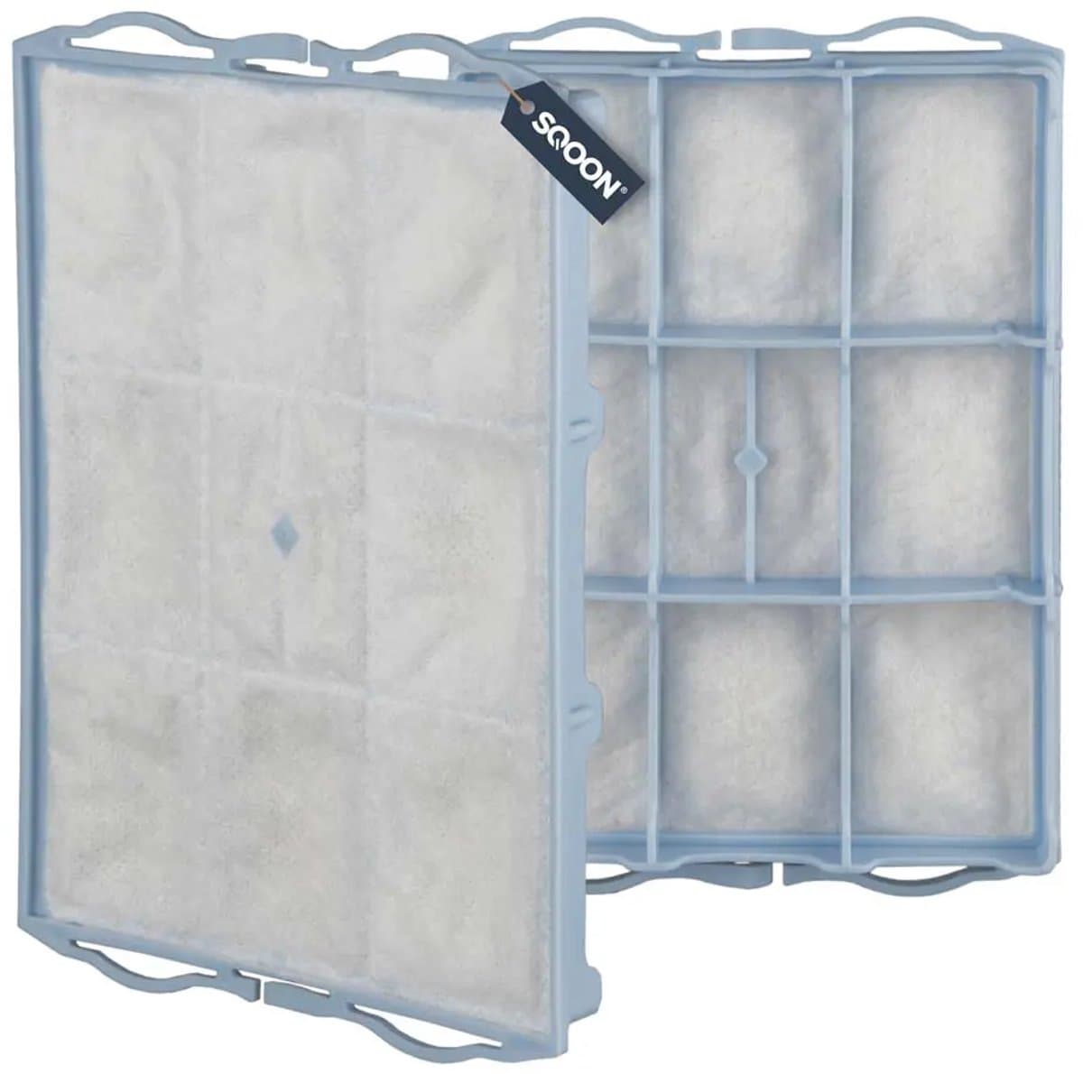 SQOON® Microfilter geschikt voor Bosch Siemens stofzuigers - Gelijk aan model: VZ01MSF - Vervangt o.a. BBZ153HF - Voor optimale filtering van fijne stofdeeltjes — afbeelding 1