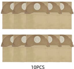 Stofzuigerzakken - Geschikt voor Kärcher WD2 - 10 Stuks - Stofzakken - Reservezakken - Zak 6.904-322.0 - Geschikt voor Kärcher WD2 MV2 WD 2.200 tot WD 2.550 - Papieren Filterzakken - Vervangende — thumbnail 1