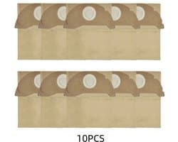 Stofzuigerzakken - Geschikt voor Kärcher WD2 - 10 Stuks - Stofzakken - Reservezakken - Zak 6.904-322.0 - Geschikt voor Kärcher WD2 MV2 WD 2.200 tot WD 2.550 - Papieren Filterzakken - Vervangende