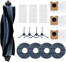 robotstofzuiger onderhoudsset - 15 stuks - Geschikt voor Eufy Robotstofzuiger OMNI C20 - met stofzuigerzakken & Roterende borstel & zijborstels & dweildoeken & Filter — thumbnail 1