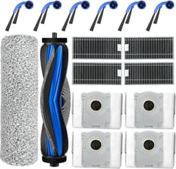 PromoHome 17-delige geschikt voor Ecovacs Deebot T80 Omni/T80 - Complete onderhoudskit met hoofdborstel, dweilroller, zijborstels, HEPA-filters en stofzakken — thumbnail 2
