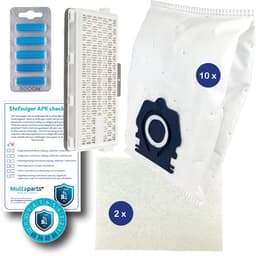 Multaparts® stofzuiger-APK set geschikt voor Miele Guard L1, Guard M1 & Guard S1 serie | HEPA13 versie | Complete onderhoudsset met stofzuigerzakken type CO / TU (10 x), motorfilter (2 x), HEPA H13 filter, geursticks (5 x), APK-checklist, APK-sticker — thumbnail 1