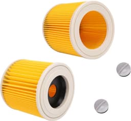 10x Stofzuiger zakken & 2 Filters geschikt voor Kärcher WD2250 A2004 A2054 MV2 WD2 6.904-322 Synthetisch Nat Droog — thumbnail 2