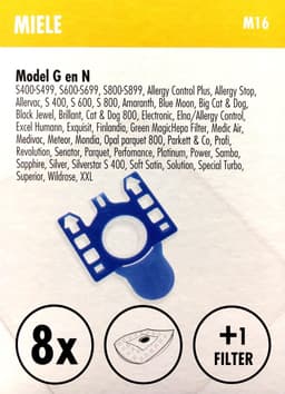 EASYFIKS - STOFZUIGERZAK- MIELE GN -S400-600 8 STUKS - 09917730 — thumbnail 1