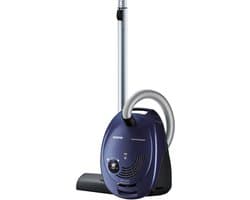 Siemens VS06A111 SynchroPower Stofzuiger met zak – Compact – 600 W – 4L stofzak – Blauw/Zwart