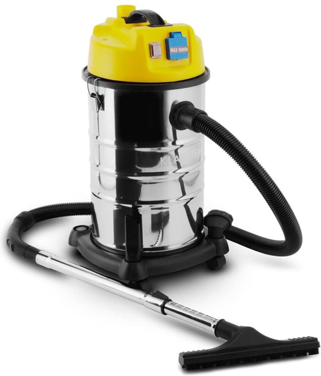 Klarstein Reinraum - Nat-droog-stofzuiger - Industriële stofzuiger - 1800W - 30 Liter - Stopcontact — afbeelding 1
