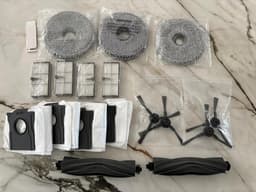 Accessoires geschikt voor Dreame L10s Ultra Heat ONLY; X30 Ultra mops/doeken x 6; 4 x stofzak, 4 HEPA-filters; 2 x hoofdborstels; 4 x zijborstels — thumbnail 5
