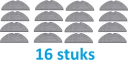 16 x Mop - Dweildoek compatibel met Roborock S7 Maxv / S8 / S8 + / S8 Pro Ultra - beste kwaliteit vervangingen — thumbnail 1