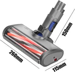 Geschikt voor Dyson Gemotoriseerde borstel compatibel met V6 DC58 DC59 DC61 DC62 gemengde borstelrol voor harde vloeren met groen licht — thumbnail 4
