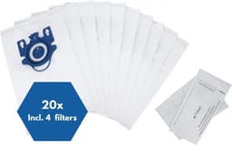 StrongFlow stofzuigerzakken 20x - Geschikt voor Miele Complete C3 /C2 - Hyclean 3d efficiency GN - GN -Incl. 4 Filters - Cat and Dog - En meer — thumbnail 1