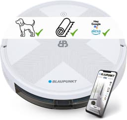Blaupunkt Bluebot XVAC – Robotstofzuiger met Laadstation - Optie tot Dweilfunctie via los te verkrijgen dweilreservoir – Slimme Navigatie - 2uur lang stofzuigen — thumbnail 1