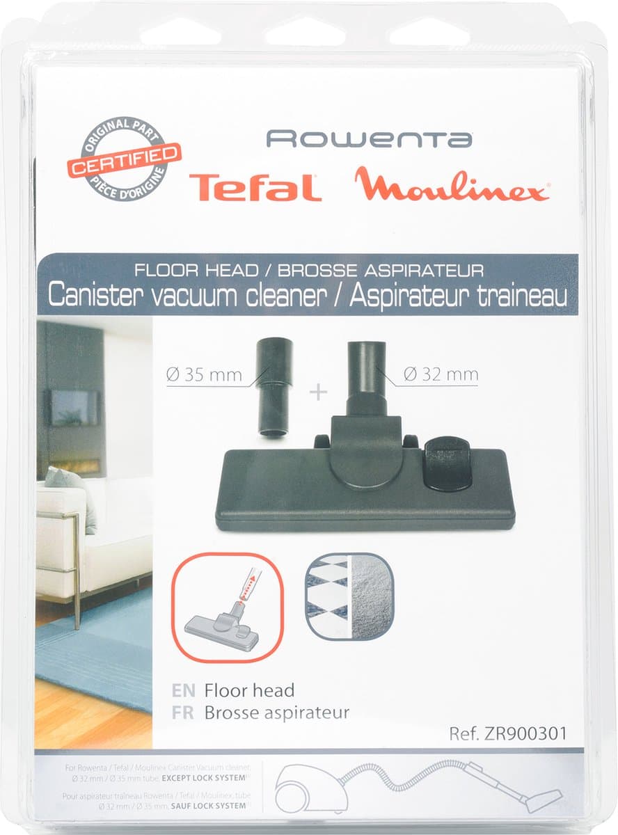 Rowenta Stofzuigerborstel met adapter ZR900301 — afbeelding 1
