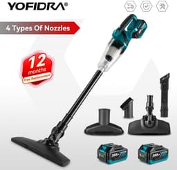 Yofidra -Kruimeldief -Stofzuiger- Auto -Camper- Draadloos handstofzuiger 18v accu- Schoonmaken — thumbnail 1