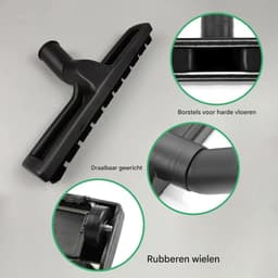 parketborstel universeel - stofzuiger zuigmond - stofzuigermond - stofzuigermondstuk - stofzuigerborstel - stofzuigervoet - borstel - opzetstuk - Binnendiameter 32mm - Geschikt voor nat- en droogzuigers — thumbnail 5