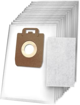 20x Dparts stofzuigerzakken geschikt voor Nilfisk - Select en Power series - met motorfilter - stofzuiger Allergy Special Super - P10 P12 P20 P40 - Elite Classic Comfort Eco Superior - stofzakken - stofzak - zakken - nr. 128389187 — thumbnail 1