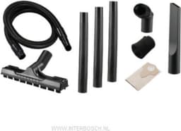 Benson Stofzuiger droog en nat - 1200W - 15 liter - 8-delig - RVS behuizing - met blaasfunctie — thumbnail 3