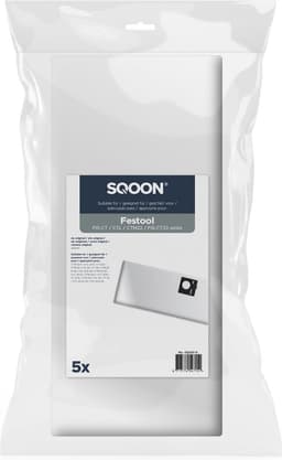 SQOON® Stofzuigerzakken Geschikt voor Festool CTL-22 / CTL-33 - 5 Stuks — thumbnail 2