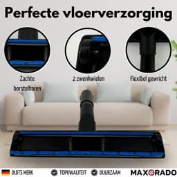 Maxorado Parketmondstuk voor harde vloeren - geschikt voor Dyson Big Ball, Big Ball 2, Cinetic, CY22, CY23 - stofzuiger borstel - opzetstuk — thumbnail 4