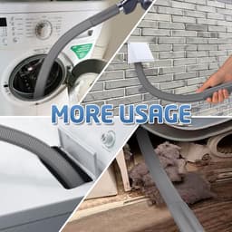 2 delige set stofzuigerset - verwijdert snel pluizen - Kierenborstel - Droger Vent Cleaner Kit - compatibel met de meeste stofzuigers -voor Wasmachine En Droger Lint Remover Etc - donkergrijs — thumbnail 4
