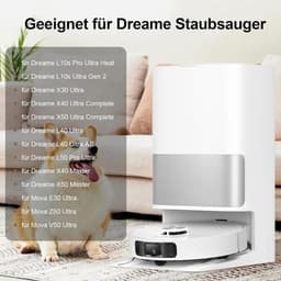 12 stofzuigerzakken, vervangende stofzakken en filterzakken Geschikt voor de Dreame L10s Pro Ultra Heat, L10s Ultra Gen 2, X30/X40/X50 Ultra Complete, X40/X50 Master en Mova E30 Ultra / Z50 Ultra. — thumbnail 1