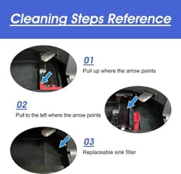 Onderhoudsborstel en waterfilteraccessoires Geschikt voor de Roborock S7 Pro Ultra volautomatische stofzuiger. — thumbnail 4