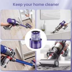 V10-filter voor Dyson - vervangend stofzuigerfilter voor Dyson V10 Cyclone-serie/Absolute/Animal/Motorhead/Total Clean - SV12 draadloze stofzuiger - vervangend onderdeelnummer 969082-01 — thumbnail 5