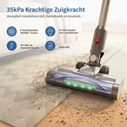 Avalue 3-in-1 Stelstofzuiger Draadloos – 300W – 32000Pa Zuigkracht – 60 Minuten – 4 Opzetstukken – Zonder Zak – Voor Thuis en Auto — thumbnail 2