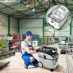 10 stuks 496186 zelfreinigende filterzakken voor Festool CT 36 CTL 36 CTM 36 stofzuigers SC FIS-CT 36/5 stofzuiger (vervangingsstofzak) — thumbnail 2