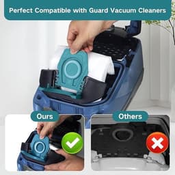 Set van 12 TU-stofzakken geschikt voor Miele Pure Air TU 3D-stofzuigers, geschikt voor Guard L1/S1 Junior Flex, Parquet Silence, AllFloor Performance, Comfort Electric Cat & Dog-serie, inclusief 4 uitlaatfilters. — thumbnail 3
