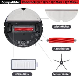 Geschikt voor Accessoires voor Roborock Q7 / Q7 Max+ stofzuigers — thumbnail 3