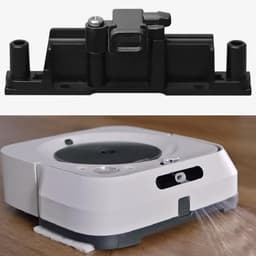 Dailygoods- Stofzuigerspuitmondstuk - Accessoires voor iRobot Braava Jet M6 240/241/244 - Vervangende Onderdelen - Robuuste Kunststof/Metalen - Verbeterde Reinigingseffectiviteit - Inclusief Schroevendraaier - Sproeikop — thumbnail 2