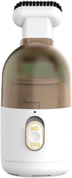 Mini tafelstofzuiger - Compacte reiniger - Bureau schoonhouden - Draadloos ontwerp - 16 cm - Wit — thumbnail 1