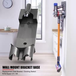 Allecto - Wandmontage Dock-laadstation - Muurbeugel - ABS - Geschikt voor Dyson V7 V8-serie - Oplaadstation - Handstofzuiger accessoires — thumbnail 5