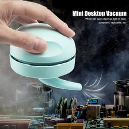 Kruimelzuiger - Bureau stofreiniger - Snel schoonmaken - USB oplaadbaar - 8x8x5.6cm - Willekeurig — thumbnail 2