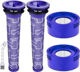 V7 V8-filtervervanging geschikt voor Dyson V7 V8 - Filter set - 2 HEPA-naffilters + 2 voorfilters, onderdeel 965661-01 & 967478-01 — thumbnail 1