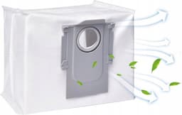 4 x stofzuigerzakken voor Roborock S7 MaxV Ultra / Q7 / Q7+, S8+ / S8 Pro Ultra - Hoogwaardige vervanging - Q7 M02 - Q7 MAX - Q7 MAX PLUS - S7 Ultra Plus - S8 Plus - S8 Pro Ultra - S7 MaxV Ultra — thumbnail 3