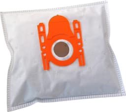 PolkaHome 20 stofzuigerzakken voor Siemens VSQ5X1230 Q5.0 Extreme Silence Power (Serie Q 5.0), 5-laags stofzak met hygiënische sluiting, type BS 217m met filters — thumbnail 2