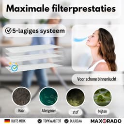 Maxorado Stofzuiger Set 44-delig - 30 zakken + 2 Hepa + 6 Uitblaas + 6 Motor Filter - geschikt voor Miele C3, C2, S8340, S8430, S8310, S8360, S8, S5, S5211, S5210, S8460 — thumbnail 5