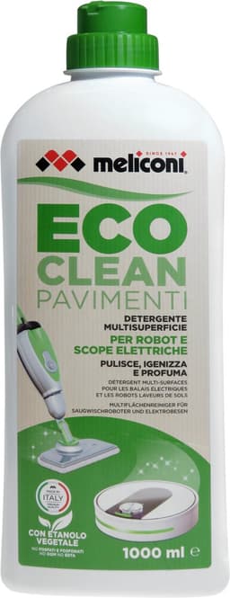 Meliconi ECO CLEAN vloerreinigingsmiddel voor dweilrobot - 1000ml - Geschikt voor Roborock en iRobot Braava Jet m6 - Schoonmaakmiddel - Vloerreiniger vloeistof - Reinigingsmiddel — thumbnail 3